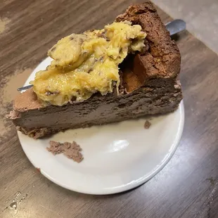 German chocolate cheesecake