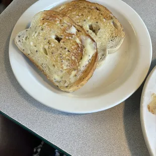 Rye toast