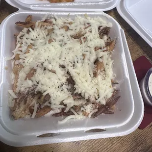 These garlic Parmesan fries were so cold. The cheese didn&apos;t even melt.