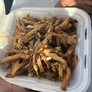 Garlic Romano Fries