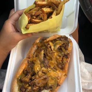 The Philly Cheesesteak Sandwich