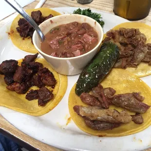 Tripas and Al Pastor Mini Tacos (#51)