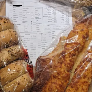 The asiago stix (RT bottom corner) are the bread sticks of my dreams (and a fond kick back to childhood)!