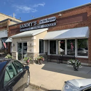 Front of restaurant