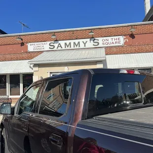 Front of restaurant