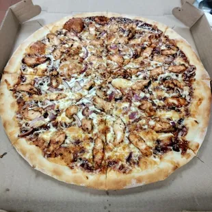 BBQ Chicken pizza