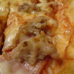 House Special Pizza, close-up.