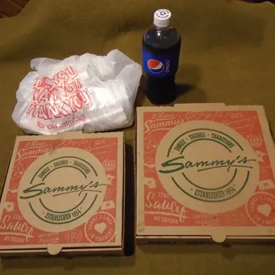 I finally made it home with my dinner!