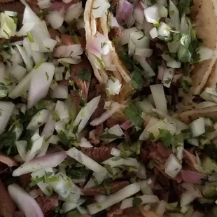 The best lengua tacos in AV.