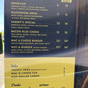 The full menu, we plan to try the Mac n cheese in the future.