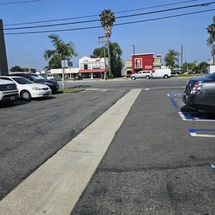 Self serve parking area