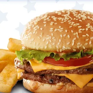 Home made with 100% beef patties!!