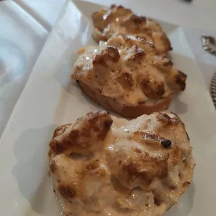 Stanwick&apos;s crab toast