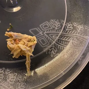 a piece of food on a plate