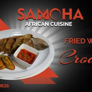 Croaker Served With Fried Plantain