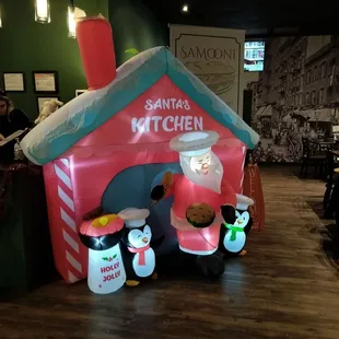 a santa&apos;s kitchen