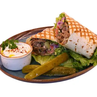 Beef Shawarma Wrap