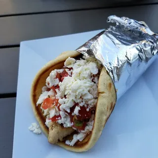Grilled Chicken Pita Wrap