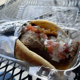 My favorite sandwich of all time the famous Gyro