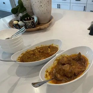 Chicken curry &amp; Goat curry