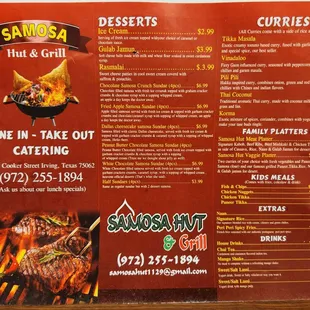 Menu as of 09/27/2023