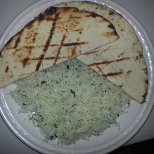 Rice and Naan