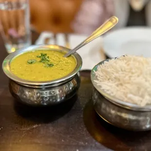 Tadka dal &amp; rice