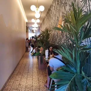 Hallway entering from the back