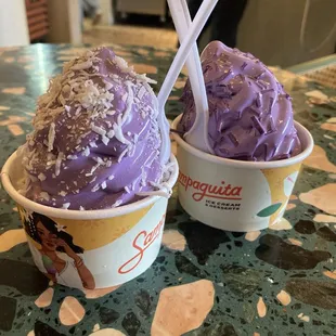 Ube Soft Serve