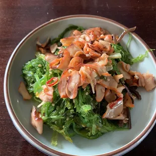 Tako (Octopus) Seaweed Salad