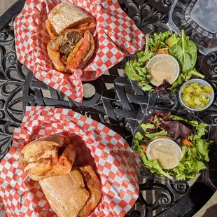 Comes with side salad