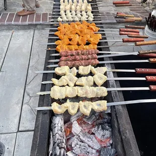 Kababs at catering