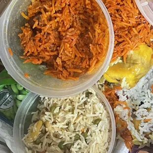 Chicken Biryani  Veg Biryani