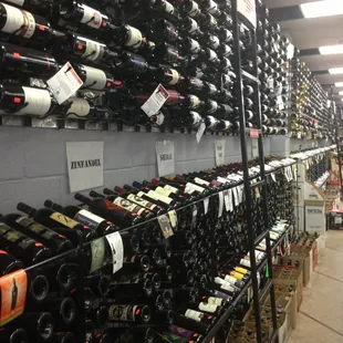 Now this is what I call a wine rack &amp; selection! Woo hop hoo!!!