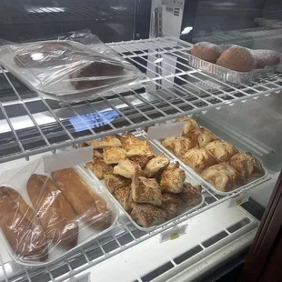 a variety of baked goods