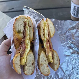 Jalapeño cheddar BEC