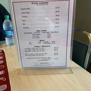 Menu.