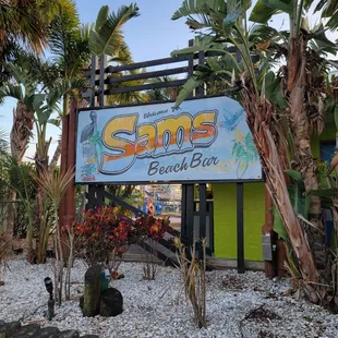 Entrance sign