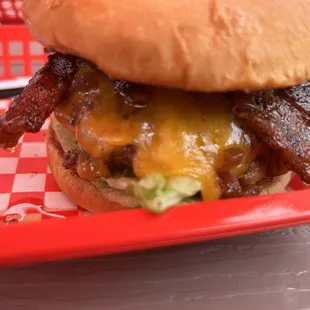 Bacon &amp; Cheddar Burger