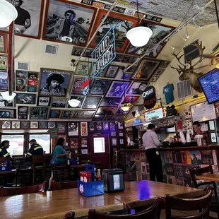 the inside of the restaurant