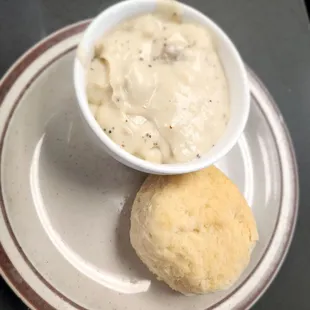 Biscuits and sausage gravy