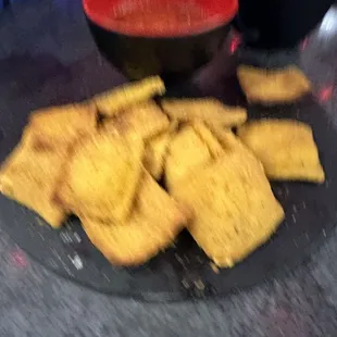 Wood-fired cheese ravioli (they were out of beef).