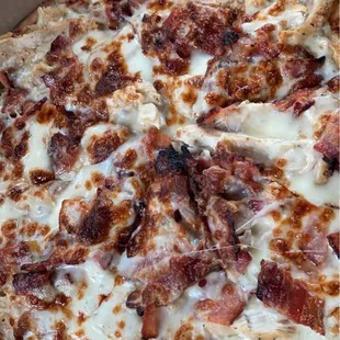 Chicken Bacon Ranch Pizza