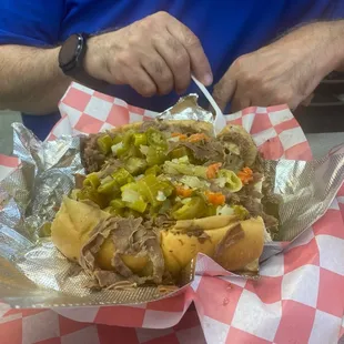 Chicago Italian Beef (12") .... Delicious