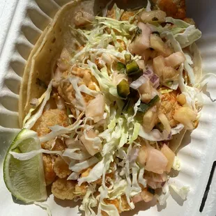 Shrimp tacos