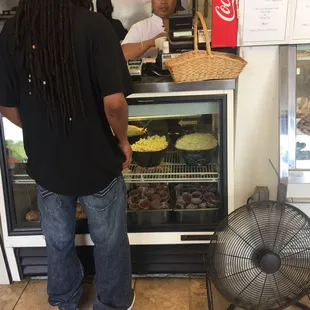 Register, additional sides and condiments