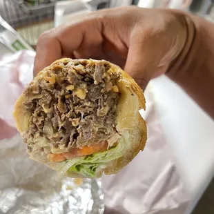 $14.79 including tax | Large cheesesteak. So GOOD and a generous portion!