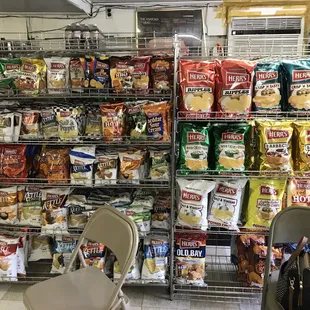 a variety of snacks