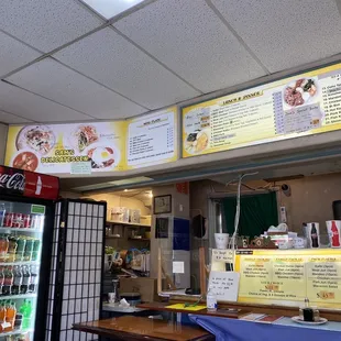 the inside of a restaurant