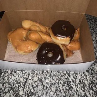 a box of donuts
